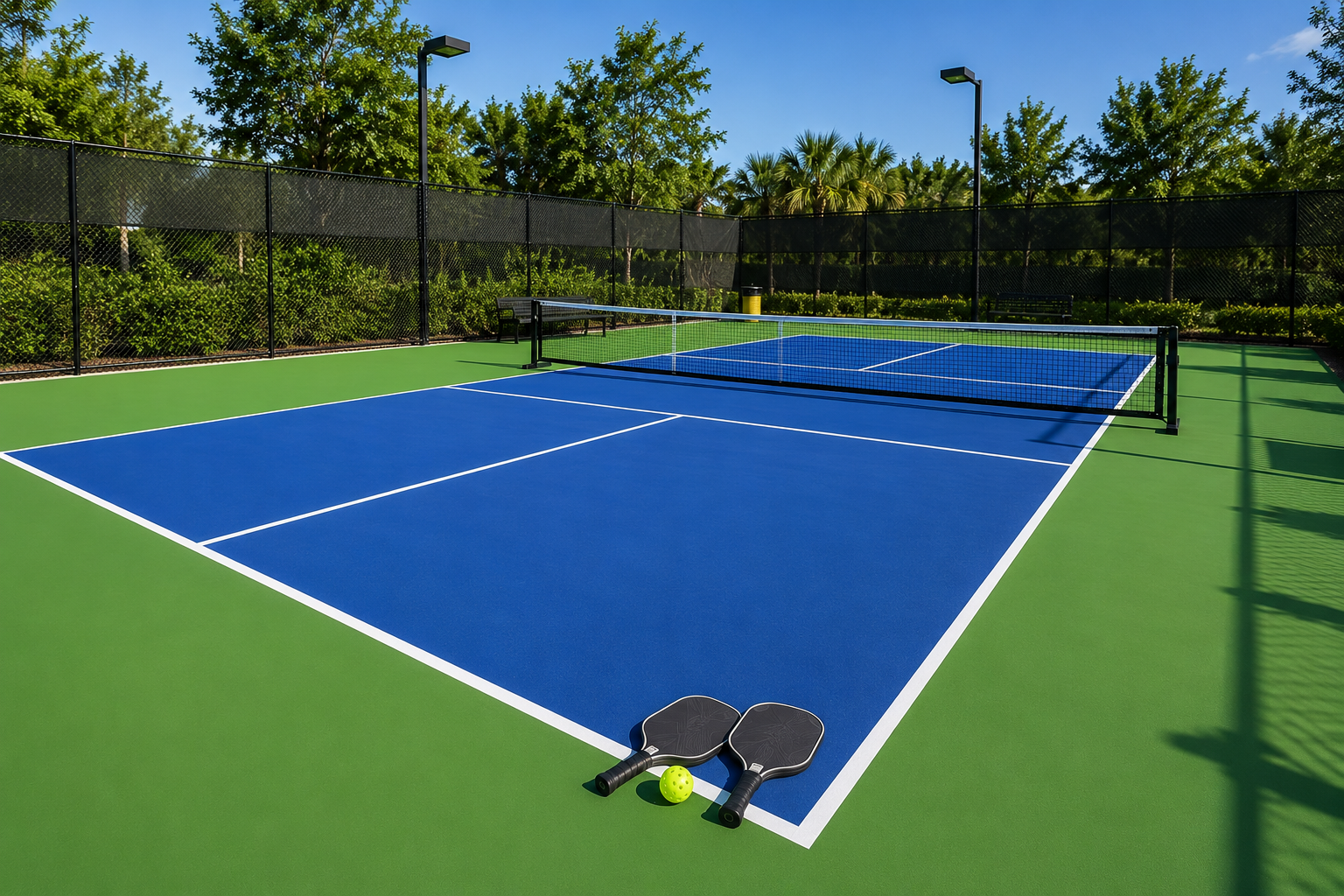 Blue & Slate Gray Court